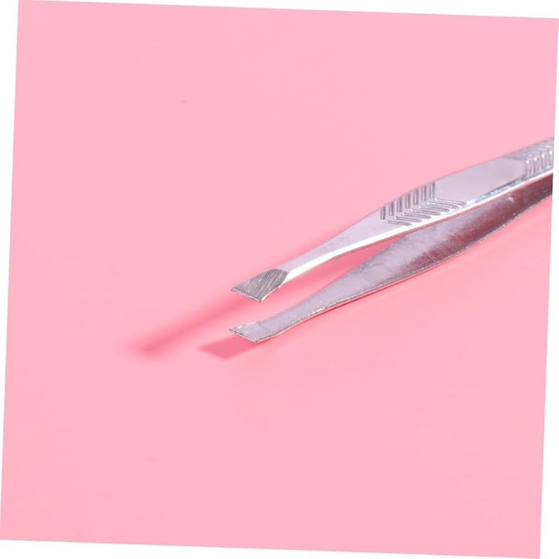 NOLITOY 24PCS Stainless Steel Tip Eyebrow Tweezers Heart Design For Ingrown Hair Removal - Image 3